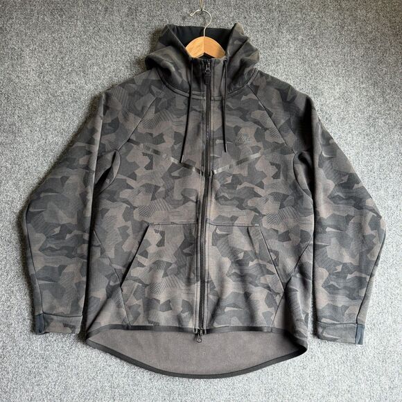 Nike Other - Nike Tech Fleece AOP Windrunner Camo Full Zip Hoodie 835867-021 Men’s L